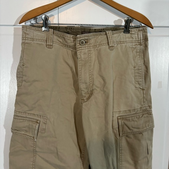 Men's Old Navy Tan Cargo Pants 31 X 30 Work Everday - Picture 2 of 10